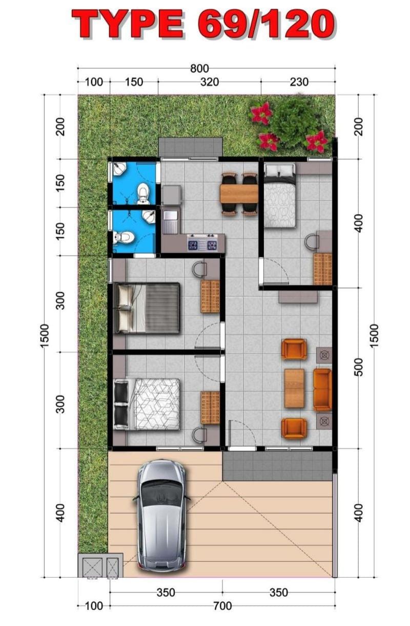 3-Bedroom House for Sale in Grand Royal Bayangkara Graha, Batam 2