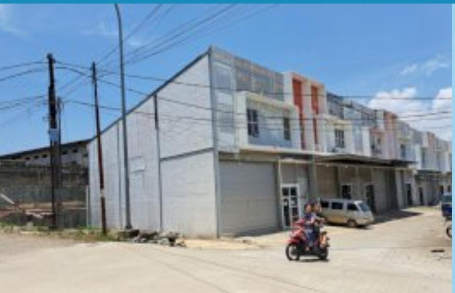 Warehouse for Sale in Bengkong Green Town, Batam with High Ceiling & Office Room