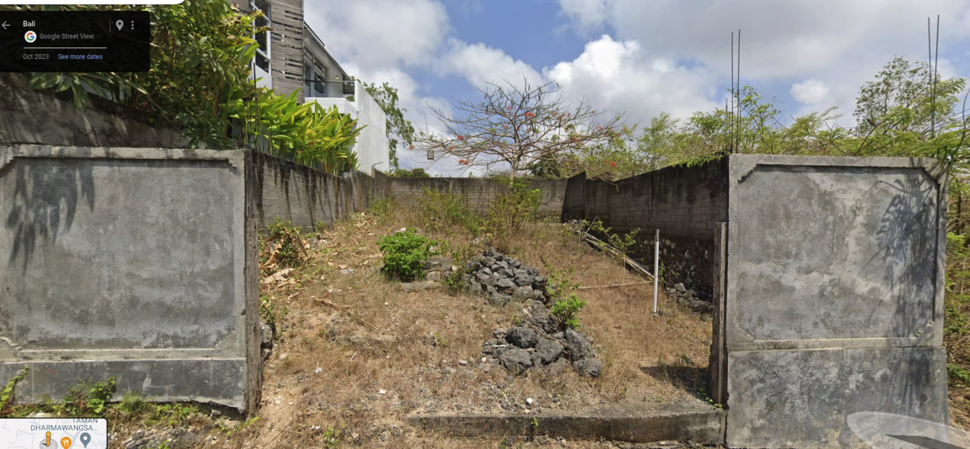 Tanah 1,5 Are Jalan Palapa V Kampial Benoa | Tembok Keliling, Pompa Air | Rp 750.000.000