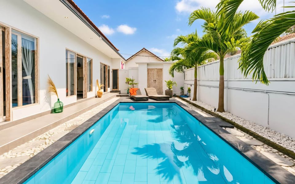 Fully Furnished 3-Bedroom Villa for Monthly Rent in Canggu, Bali with Private Pool