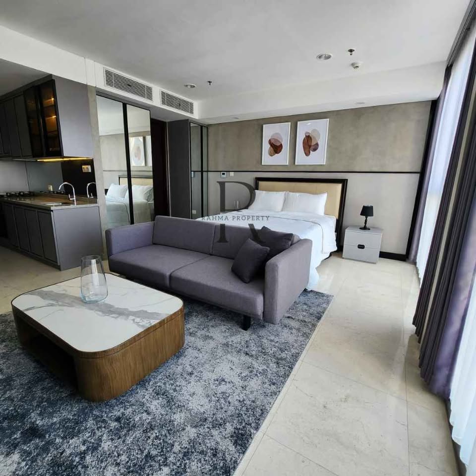 Fully Furnished 1-Bedroom Apartment for Rent in Kuningan, South Jakarta