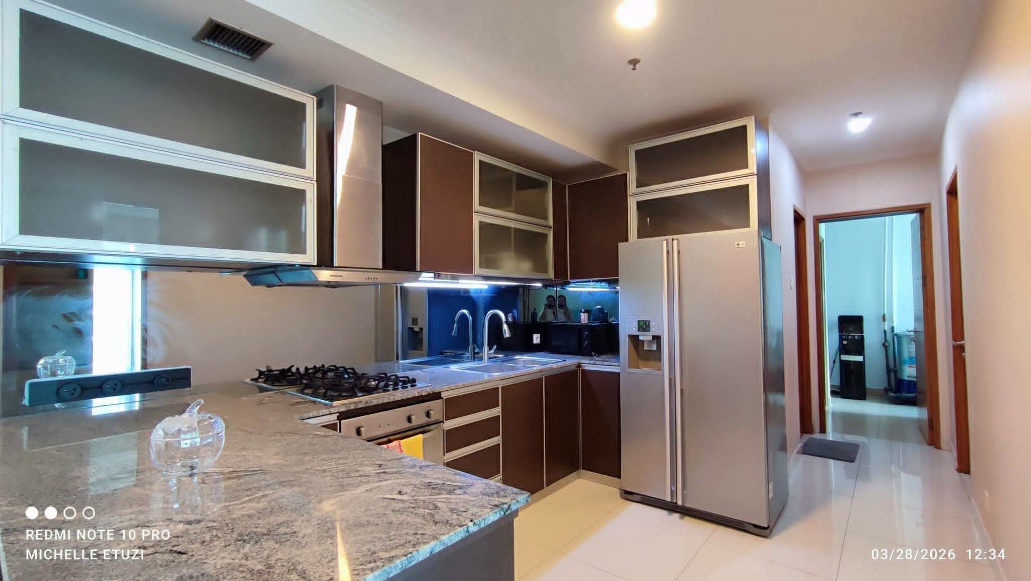 Fully Furnished 3-Bedroom Apartment for Rent in Cilandak Barat, South Jakarta