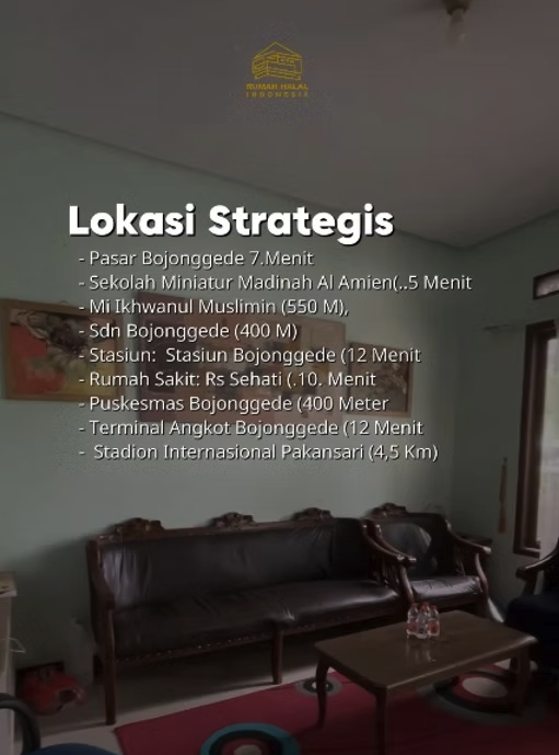 Rumah 2 Lantai Dalam Cluster Dekat Stasiun Bojong Gede | 3 KT, SHM | Rp 700jt 2