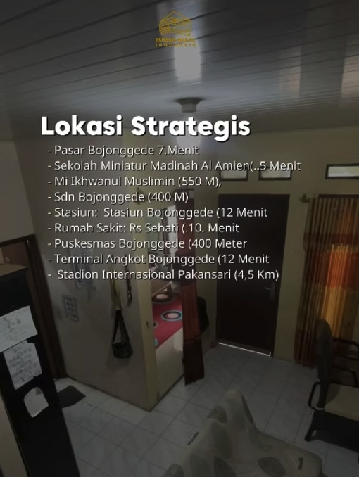Rumah 2 Lantai Dalam Cluster Dekat Stasiun Bojong Gede | 3 KT, SHM | Rp 700jt 3