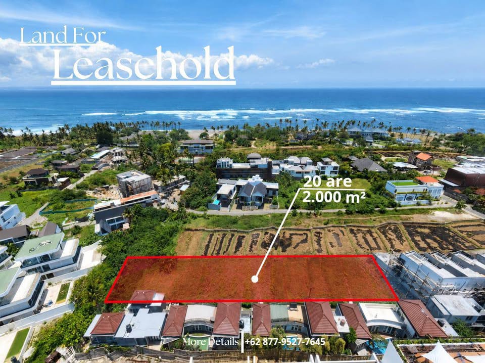 Land for Yearly Rent at Cemagi Beach, Jalan Pantai Mengening, Bali