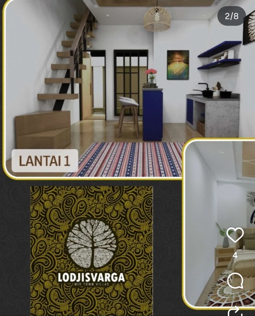 Fully Furnished 1-Bedroom Villa with Private Pool in Sleman, Yogyakarta 2
