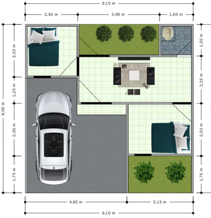 Rumah Siap Huni Graha Pelita Regency Bondowoso | 2 KT, SHGB, View Gunung | Rp 166.000.000 3